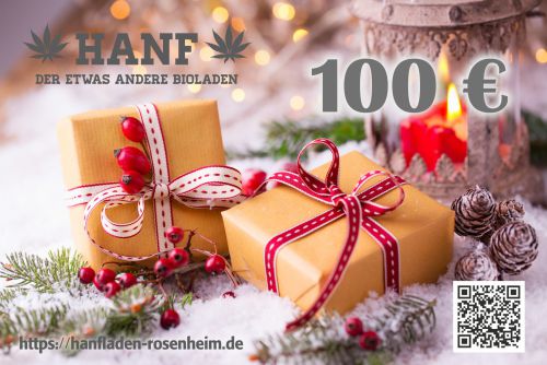 Geschenkgutschein Hanfladen Rosenheim, 100€